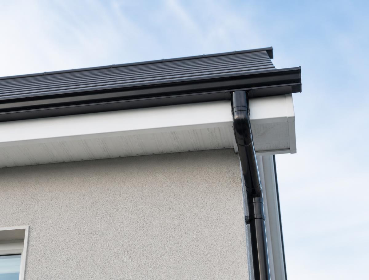 Fascia and guttering install detail